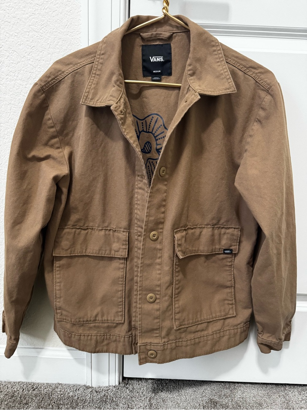 Vans Brown Canvas Shirt Jacket